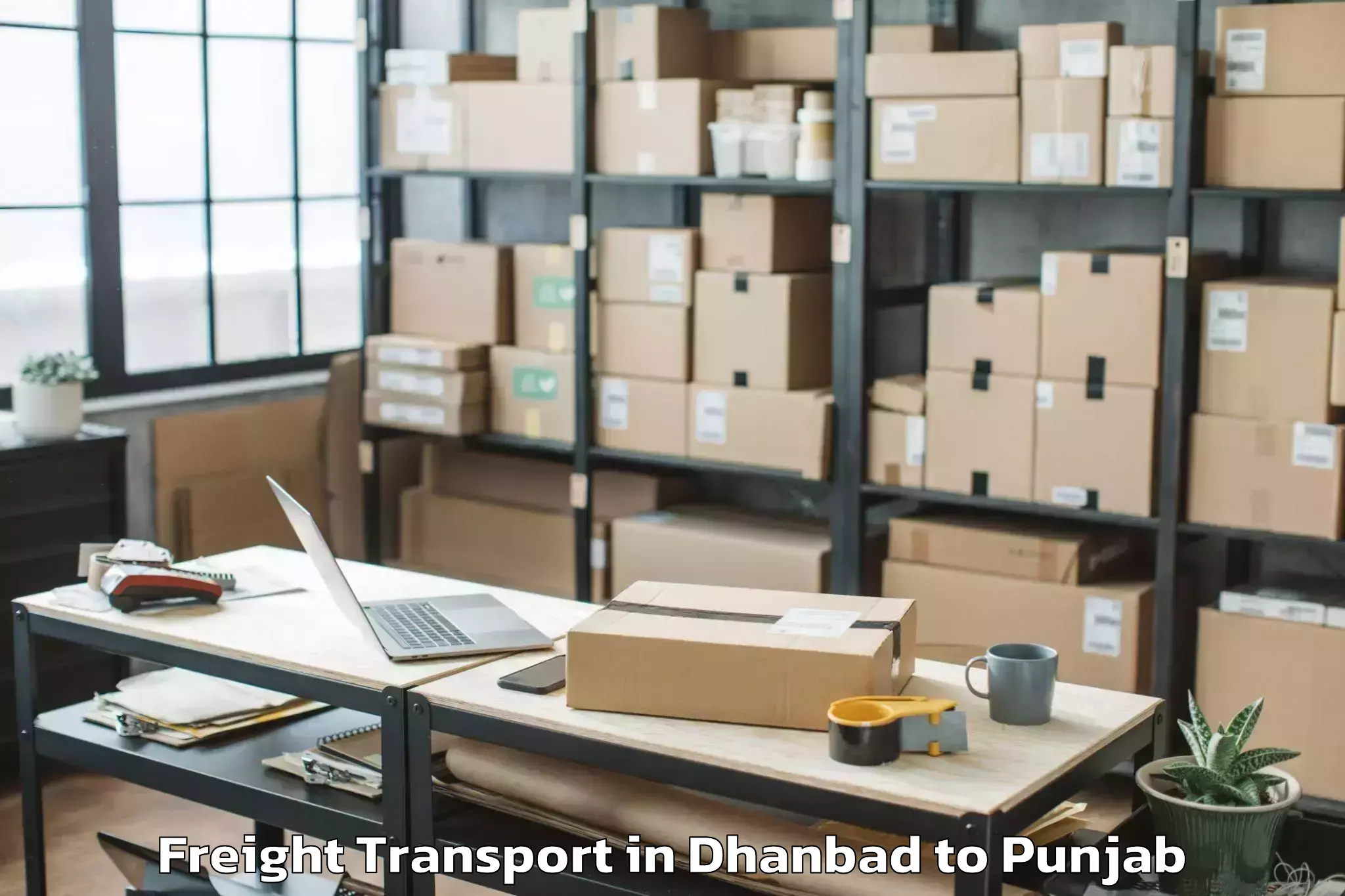 Discover Dhanbad to Punjab Technical University Ka Freight Transport